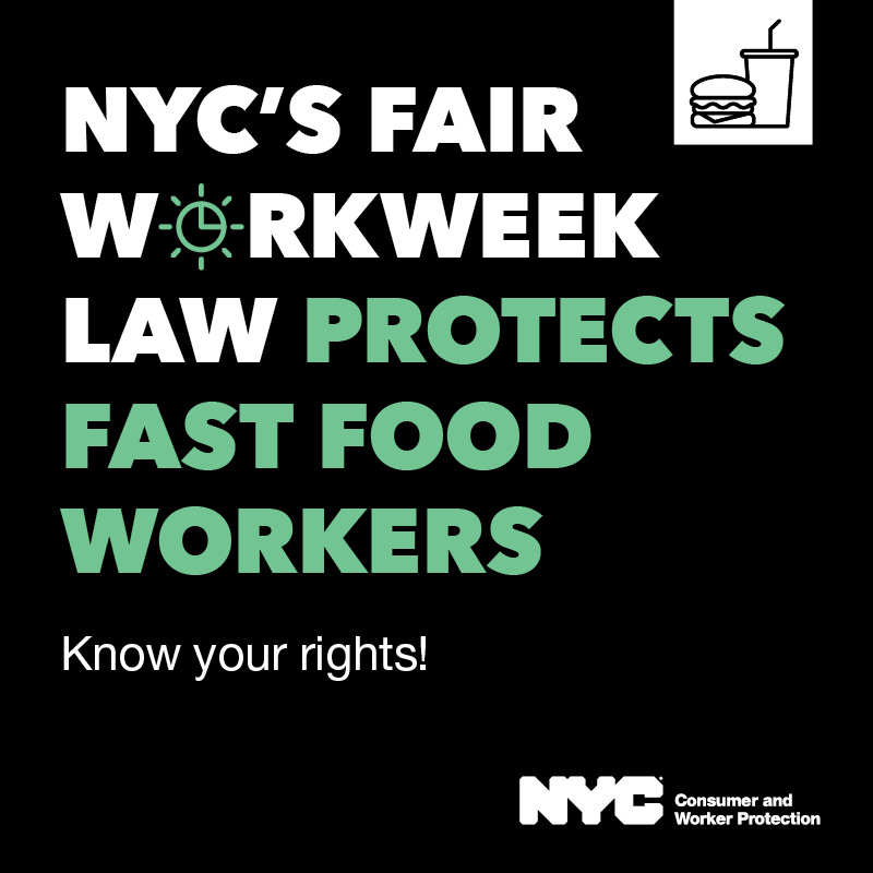 Fair Workweek campaign ad